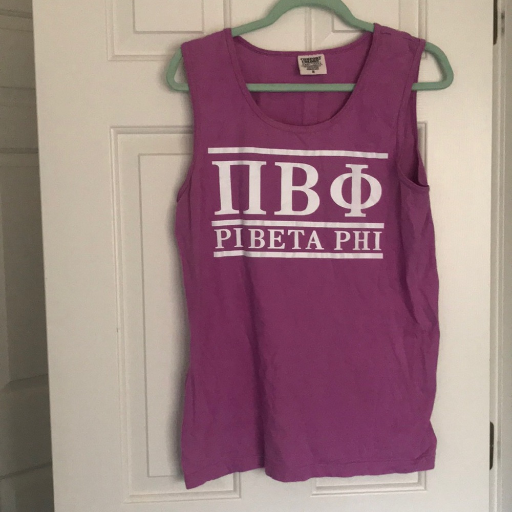 Comfort colors Pi Phi tank top